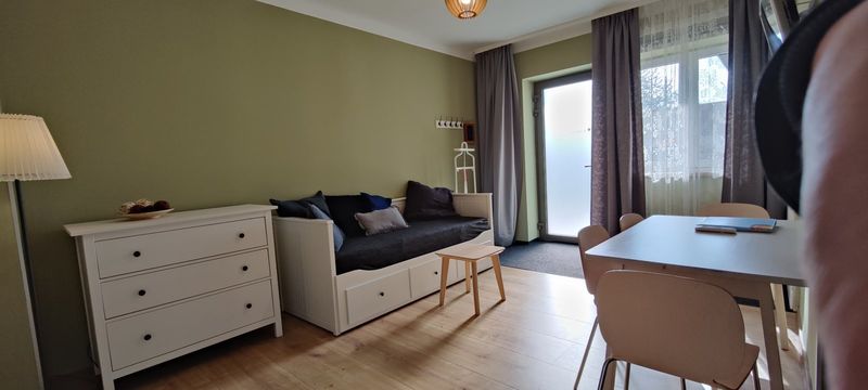 Apartment Lichtblick: Aufenthaltsraum, Essbereich, Sitzmöglichkeit, Alternative Schlafmöglichkeit