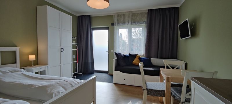 Studio Nest: Studio, Schlafzimmer, Aufenthaltsraum, Essbereich, Sitzmöglichkeit
